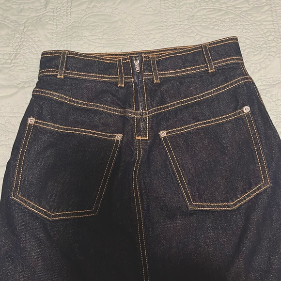 NWT HELSA DENIM MAXI SKIRT in INDIGO - 26 - Picture 12 of 12